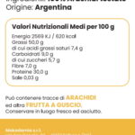 etichetta burro di arachidi