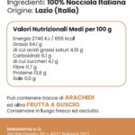 etichetta burro di nocciole