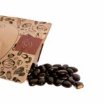 Mandorle ricoperte di cioccolato fondente in busta