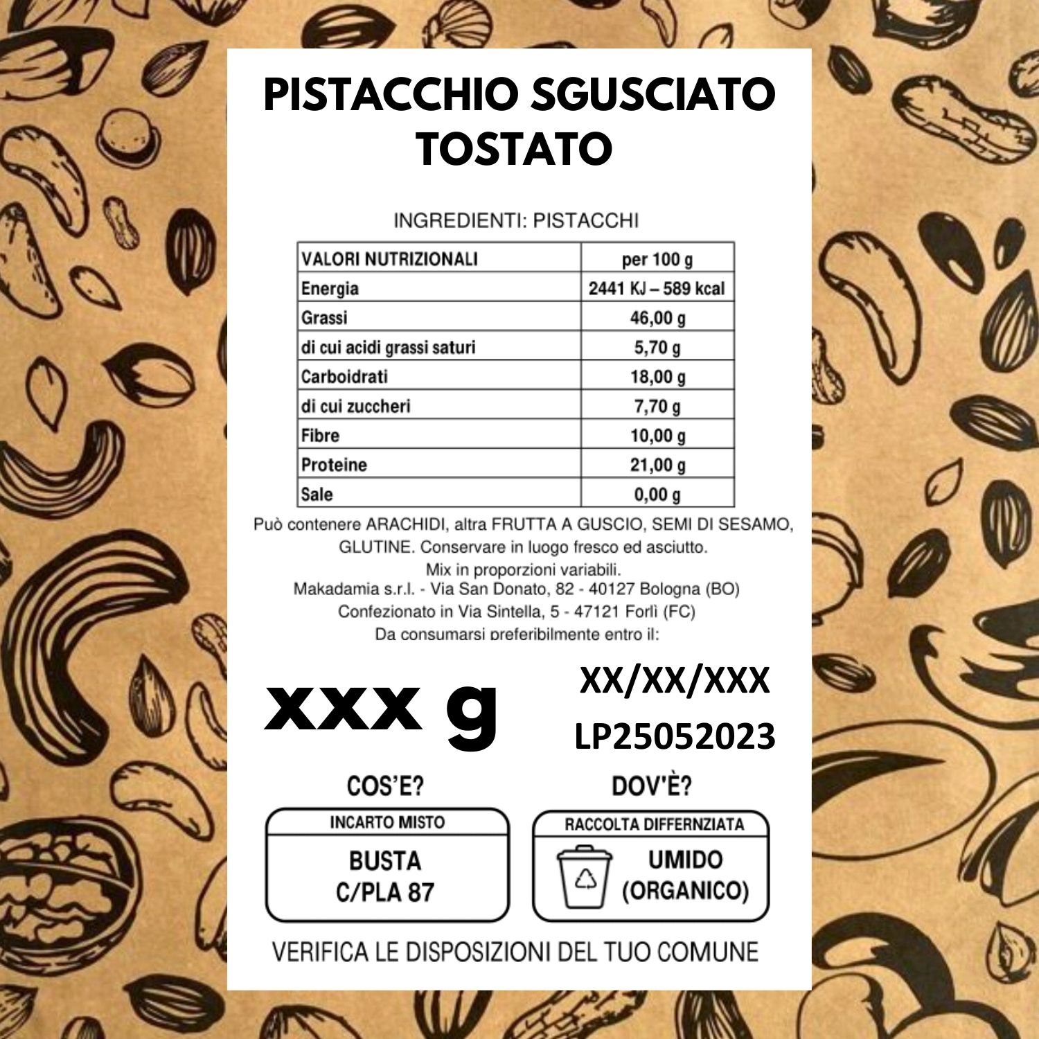 Pistacchio Tostato sgusciato